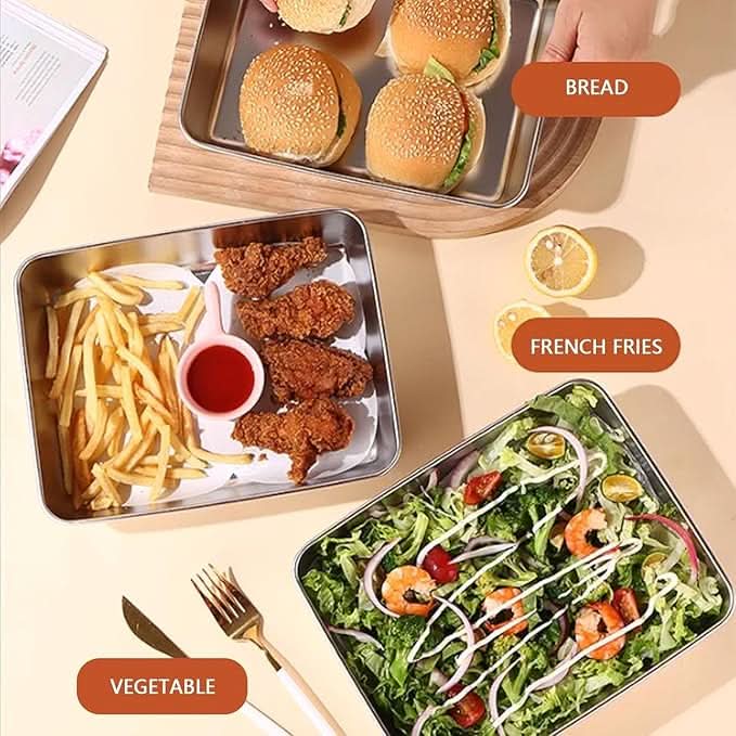 2000ml Stainless Steel Food Storage Container