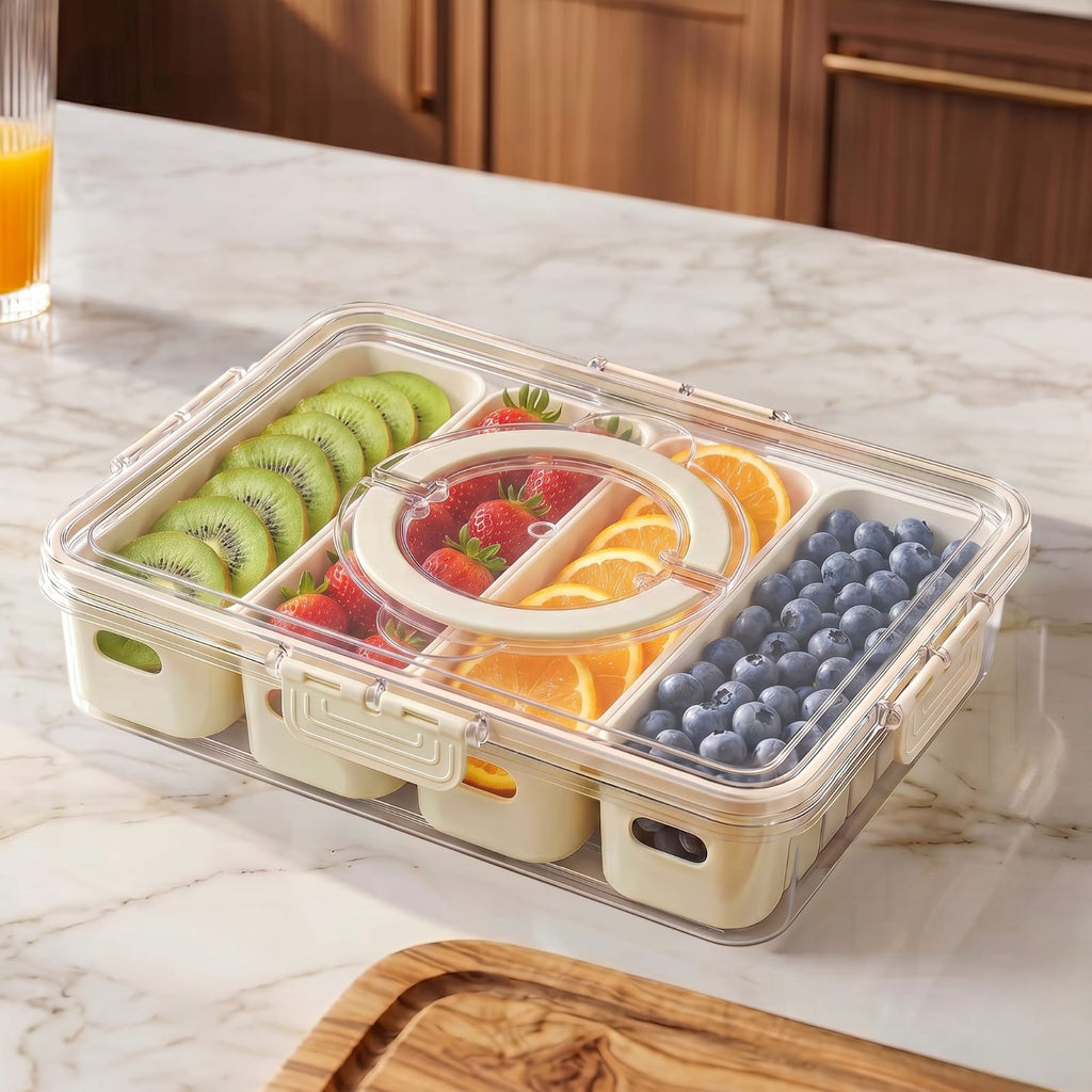 FreshGrid 4 Compartments Airtight Storage Box
