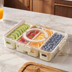 FreshGrid 4 Compartments Airtight Storage Box