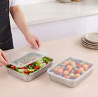 2000ml Stainless Steel Food Storage Container