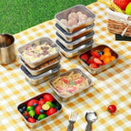 2000ml Stainless Steel Food Storage Container